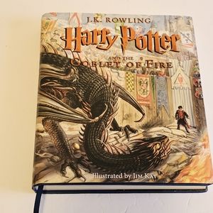 JK Rowling Harry Potter and the Goblet of Fire : Illustrated Edition. Like new.